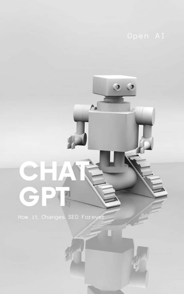 Graphic for ChatGPT Article Showing AI Robot