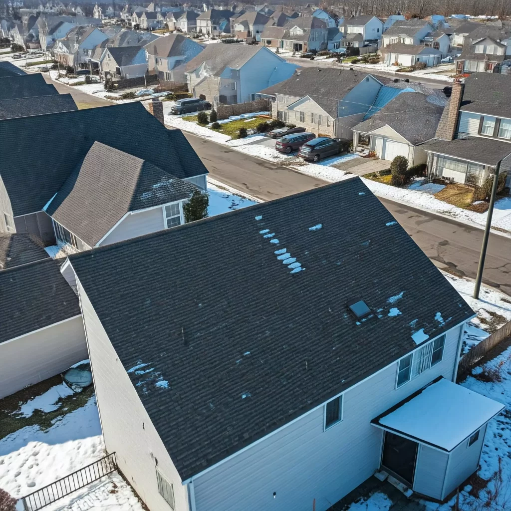 Roof Expansion Contraction Winter Depiction of Roof Expansion and Contraction During Winter