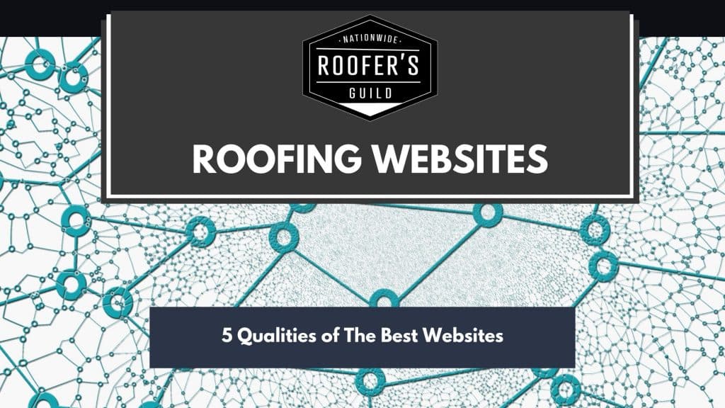 Roofing Websites Blog Cover With Link Diagram as Background