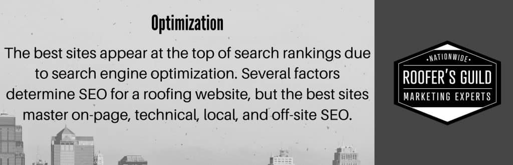 Blurb about Website Optimization With Logo